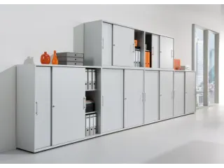 Schuifdeurkast Hxbxd 748X1200X400Mm 2 Oh Kastromp/front Beuken/zilver - 2