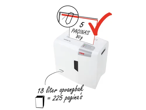 Papiervernietiger Hsm Shredstar X5 Snippers 4.5x30mm P-4