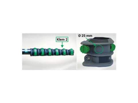 Unger nLITE SmartLock klem voor element 2 Ø25mm