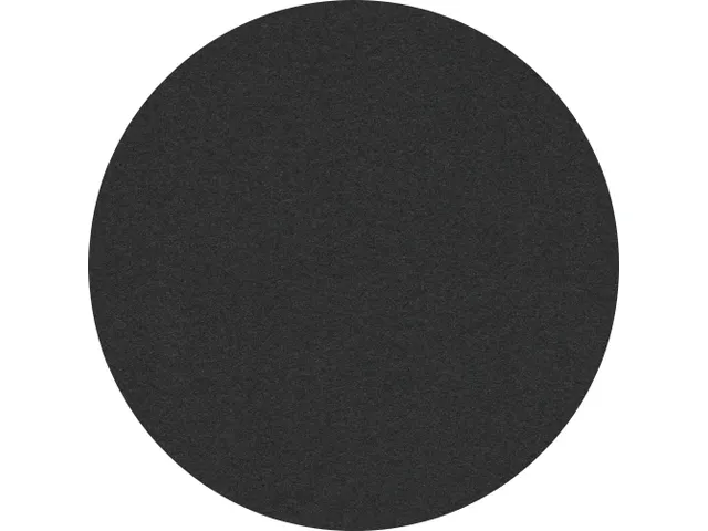 Prikbord Rond Zwart kleur 2209 Bulletin Paneel Ø 60 cm frameloos