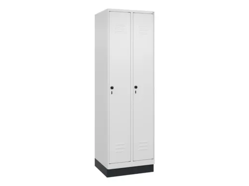 locker voor scheiding van kleding,HxBxD 1950x600x500mm,2vak