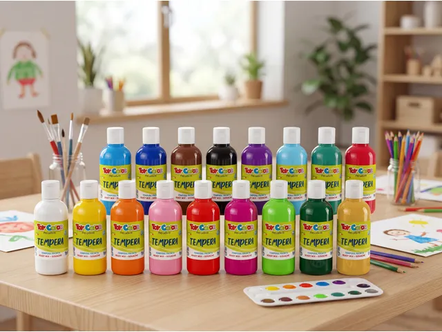 ToyColor plakkaatverf fles 500ml wit