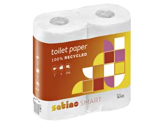 Toiletpapier Satino Smart MT1 2-laags 200vel wit 062420 - 1