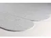 Akoestische PET-vilt ovale stroken lichtgrijs 30x120cm 6 stuks