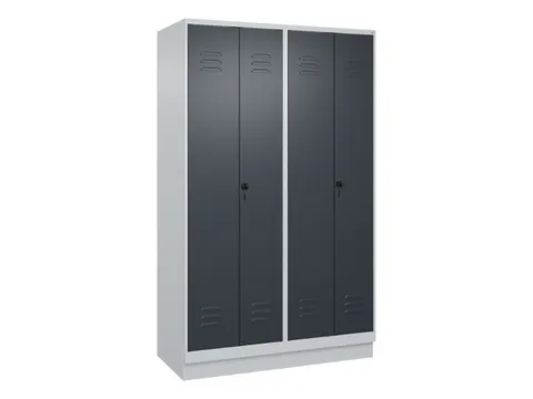 PBM-locker,HxBxD 1950x1200x500mm,4vak,vak B 300mm,draaigrendel
