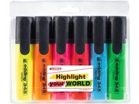 Markeerstift edding 345 2-5mm blister à 6 kleuren