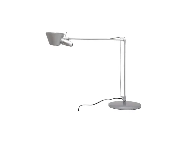 Bureaulamp MAUL Rock LED voet zilvergrijs