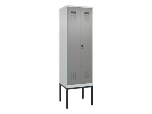 locker voor scheiding van kleding,HxBxD 2120x600x500mm,2vak