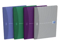 Notitieboek Oxford Essentials A4 96vel lijn assorti