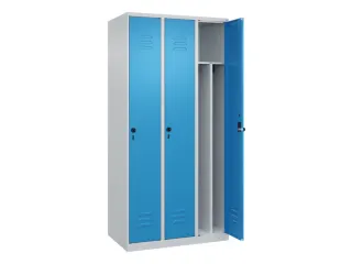locker voor scheiding van kleding,HxBxD 1850x900x500mm,3vak - 2