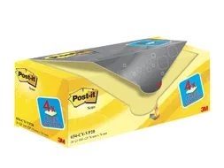 Memoblok 3M Post-it 654 76x76mm geel 16 + 4 gratis