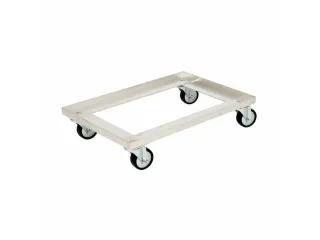 aluminium transportwagen,draagverm. 150kg,laadvl. LxB 600x400mm - 1
