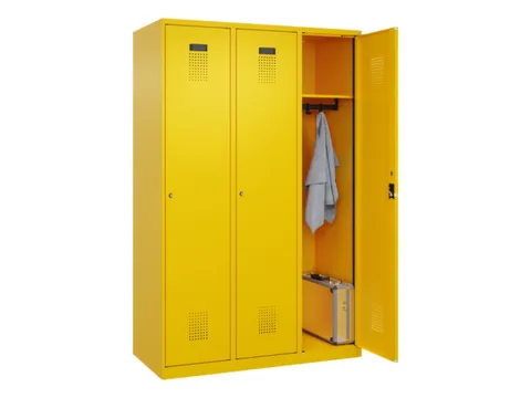 locker,HxBxD 1850x1200x500mm,3vak,vak B 400mm,cil.-slot