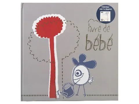 Fotoalb Geboorte 25x25cm 80bl grijs