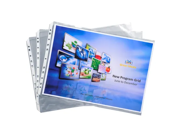 PK10 Geperf.tas PVC A3 horizon. Transp.