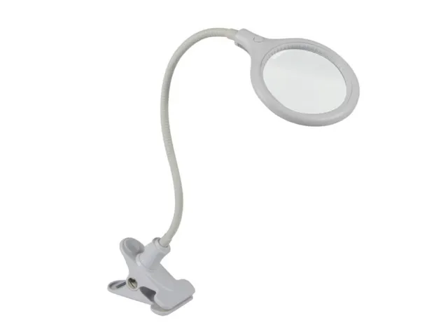 LED Loeplamp Met Bevestigingsklem 5 Dioptrie 6W 30 LEDs WIT