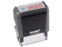 Trodat Tekststempel Printy Line Urgent rood blauw
