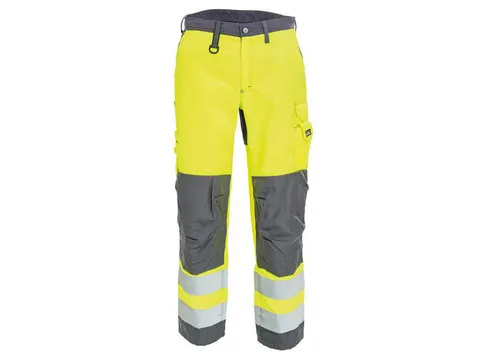 Tranemo 4829 werkbroek, geel/marineblauw, maat 40, per stuk