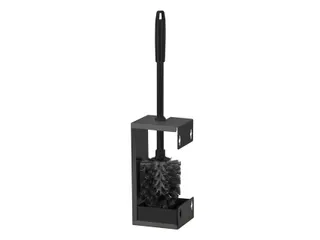 Toiletborstelhouder Quartzline RVS zwart 448951 - 2