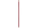 Hygiene 2962-4 Ultra Hygiene Steel 150Cm Rood