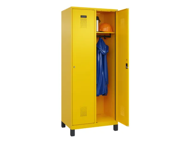 locker,HxBxD 1950x800x500mm,2vak,vak B 400mm,cil.-slot,voeten