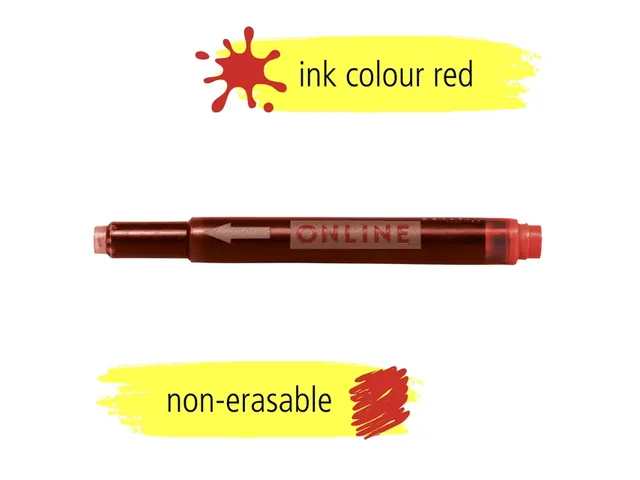 Inktpatroon Online Kombi rood doos à 5 stuks