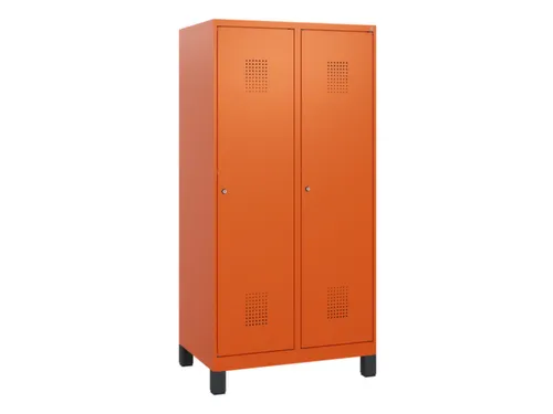 schoollocker,HxBxD 1630x800x500mm,2vak,vak B 400mm,cil.-slot,voeten