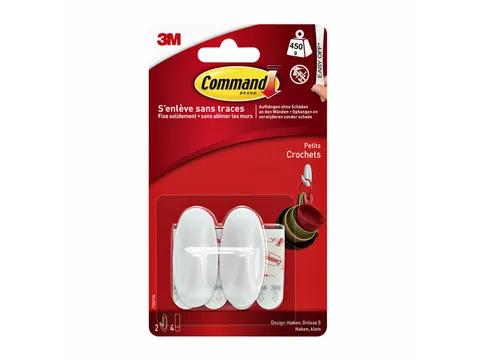 Haak Command design incl bevestigingsstrip