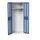 Lockerkast 2000x800x550mm 1 vak, dubbele ventilatiedeur, RAL5010