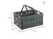 Square vouwkrat 32L zwart antraciet - 49x36x24,5cm