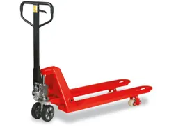 Palletwagen 2.5t Zwenk-/vorkwielen Pu/pu Enkelvoudig Vorklengte 1150mm