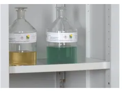 Stalen bodem,v. kast voor gevaarlijke stoffen,v. kast BxD 595x595mm