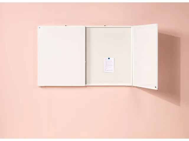 Smit Visual Armoire Tableau émaillé 120x190cm Emaillé Blanc mat