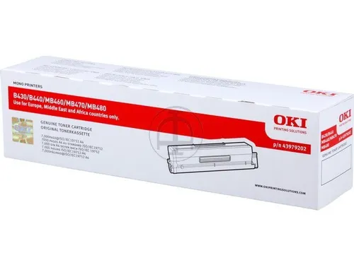 Tonercartridge Oki 43979202 B430 Zwart