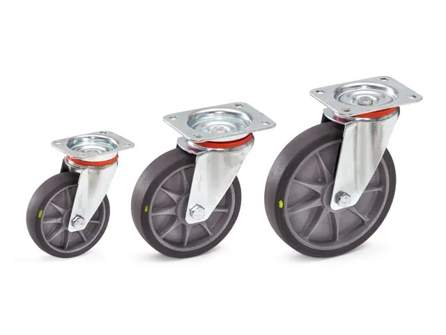 Zwenkwiel met rem 160 x 40 mm