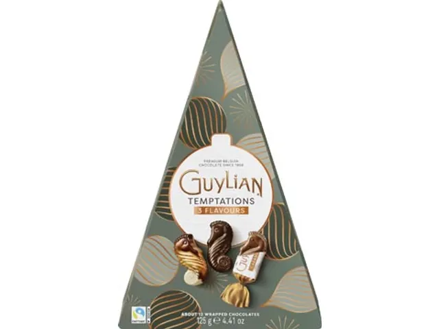 Guylian chocolade Temptations Mix Kerstboom doos van 125 gram