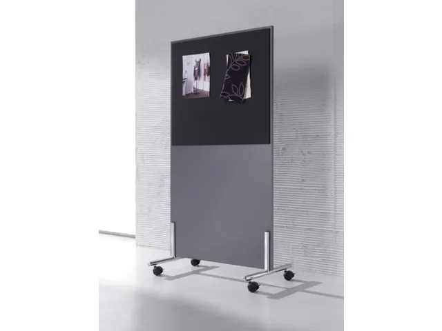 scheidingswand,HxB 1545x800mm,Bl-wit,BN2036-bruin