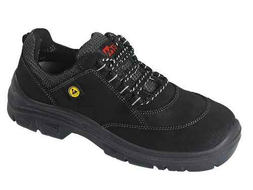 M'ESD Hermes Flex S3 werkschoenen zwart/grijs laag maat 36