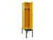 locker met bank,voor scheiding van kleding,HxBxD 2120x400x815mm,1vak