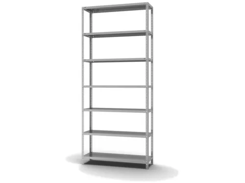 magazijnstelling,grondveld,HxBxD 3000x1300x400mm,vaklast 200kg