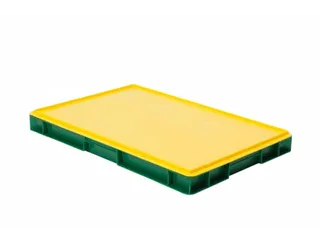Euronorm-stapelbak 9.5l 50x600x400mm Wanden/bodem Gesloten Groen - 3