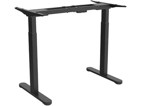 Zit-sta Bureau Frame Zwart Dubbele Motor Werkhoogte 71cm tot 119cm
