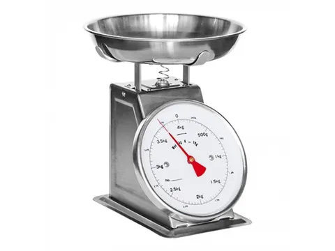 Weegschaal rvs kom 4 kg