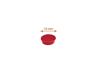 Magneet Nobo 13mm rood 10 stuks - 4