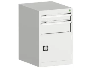 ladekast HxBxD 800x525x650mm 2laden RAL7035 - 1