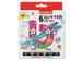 Viltstift Bruynzeel Kids set à 6 glitterkleuren