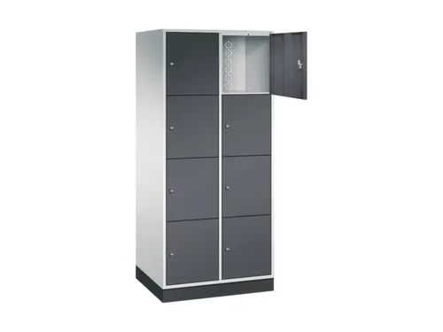 grootvolume-lockersysteem,RAL 7035/RAL 7021,HxBxD 1950x820x600mm