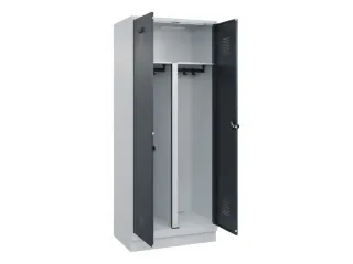 PBM-locker,HxBxD 1950x800x500mm,2vak,vak B 400mm,draaigrendel - 1