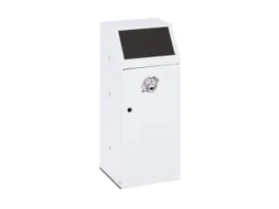 Afvalverzamelaar 69 liter klemring sticker restafval deur antraciet
