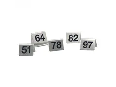 EMGA Tafelnummers set 51-100 RVS
